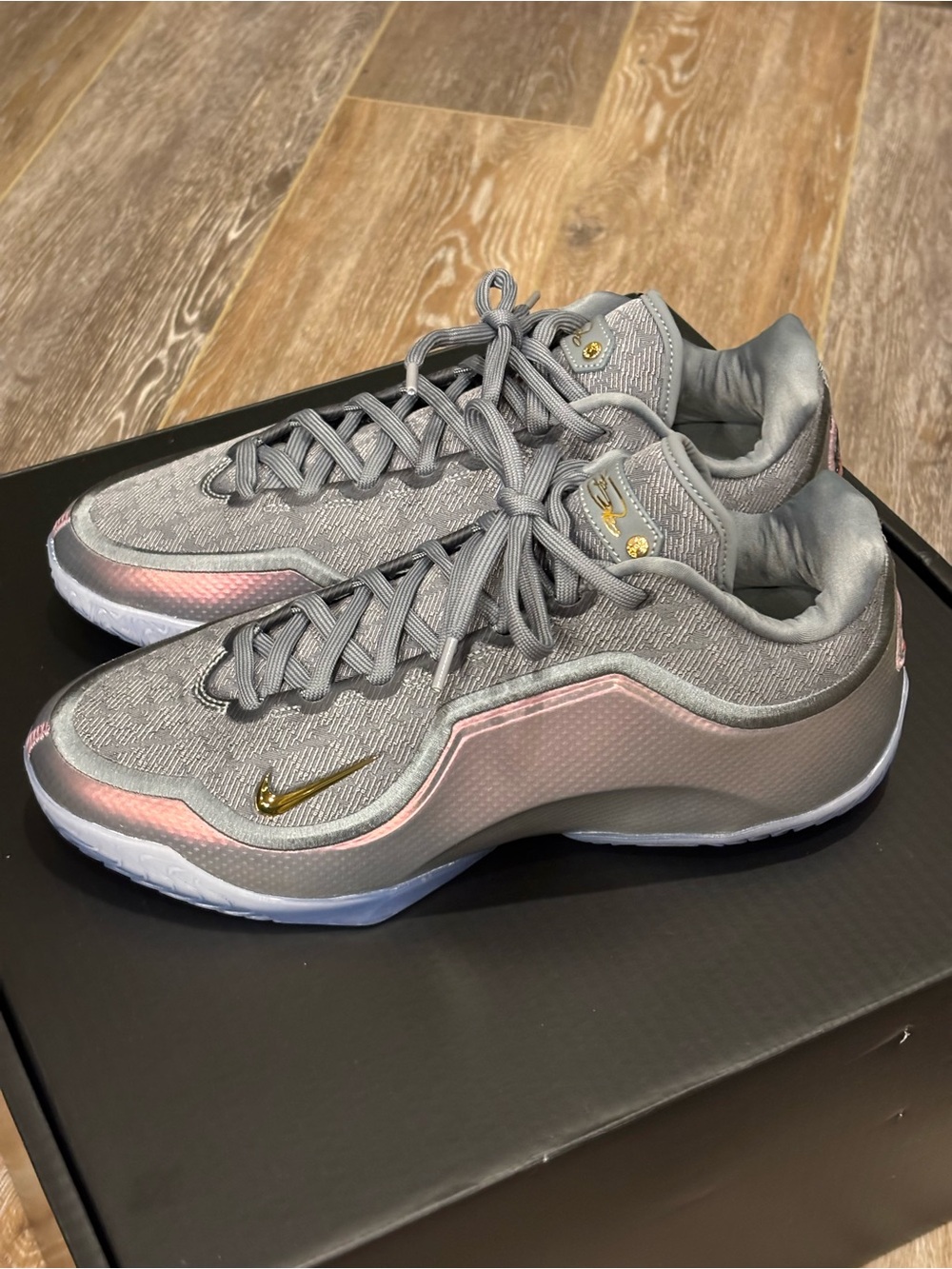 NIB 2025 NIKE LEBRON XXIII BASKETBALL SHOES IH1513-002 SIZE 11.5 COOL GREY BLACK